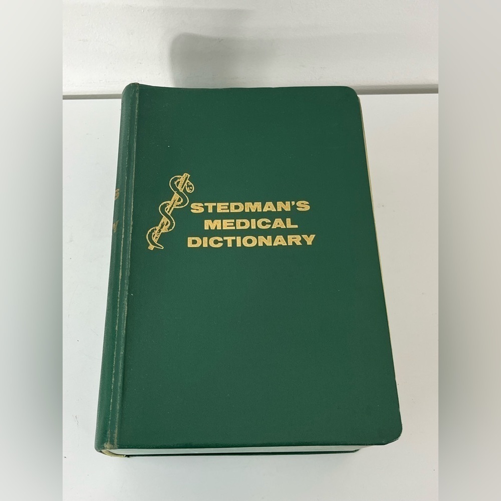 STEDMAN'S MEDICAL DICTIONARY 1957 Williams & Wilkins 19th Revised Edition Good